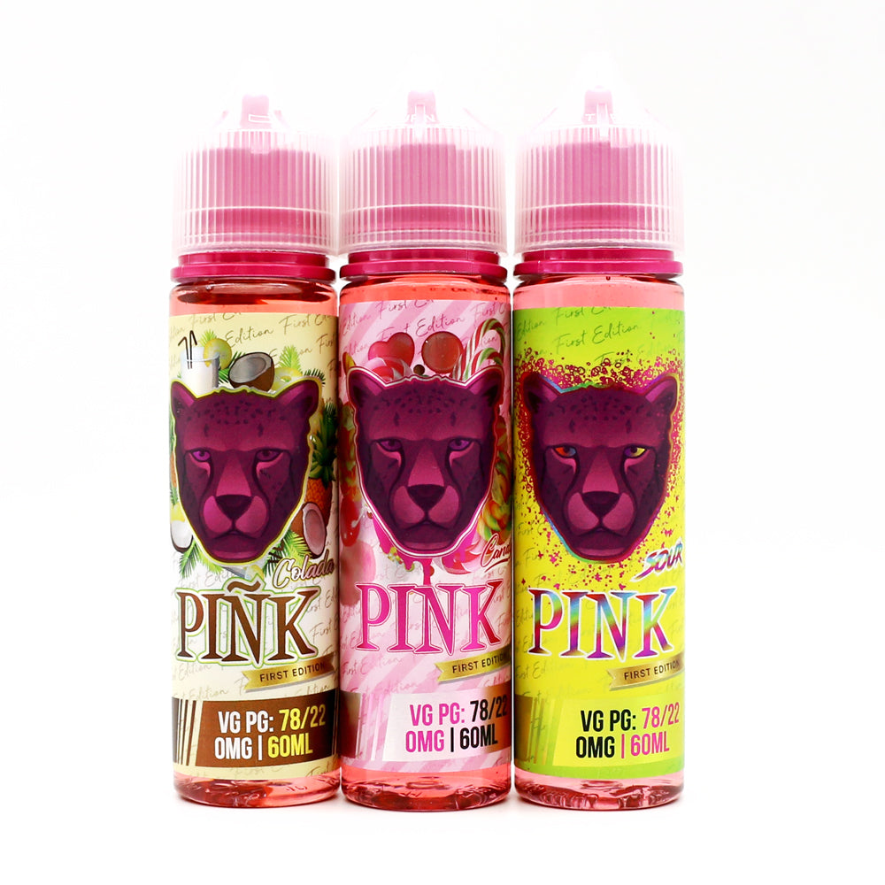 DR VAPES PINK PANTHER シリーズ 60ml ドクターベイプ ピンクパンサー パープルパンサー ゴールドパンサー Pink Purple Gold 電子タバコ リキッド ニコチン0 VAPE フレーバー メンソール 水蒸気 ベイプ 爆煙 煙が多い ドリップチップ