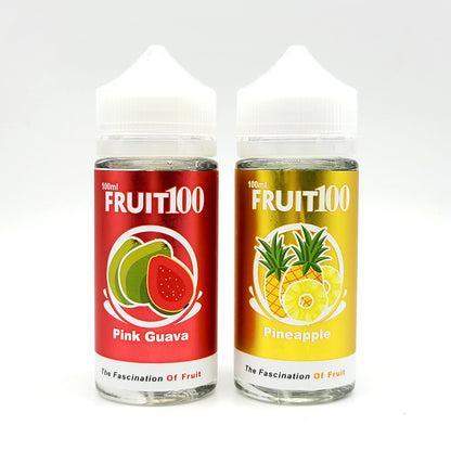 Fruit 100 Pineapple / Guava フルーツ パイナップル グアバ グァバ 果物 清涼感 大容量 爆煙